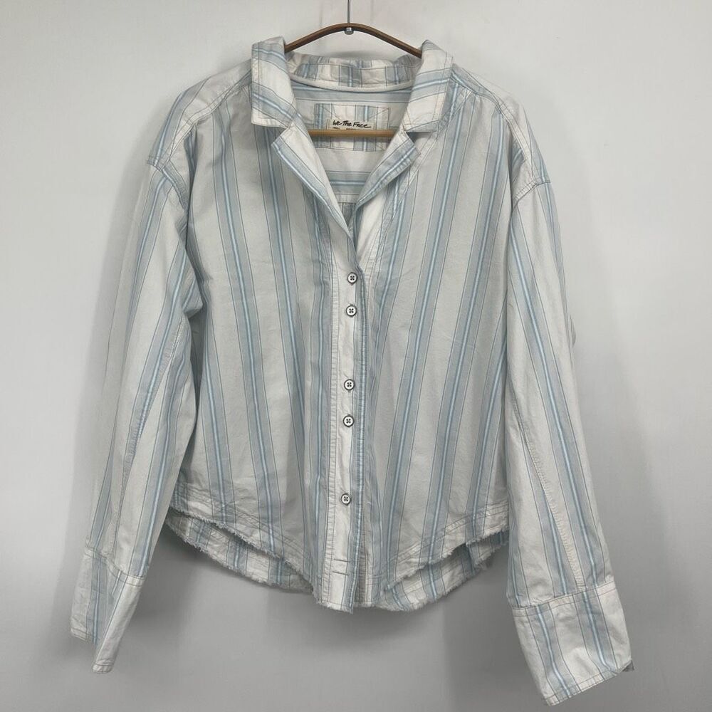 We The Free Tops Free People We The Free Kelia Stripe Trapeze Striped Button Up